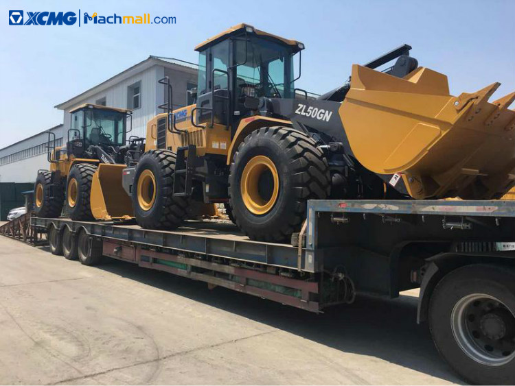 Wheel loader for sand with 4.5m3 buckets ZL50GN in Argentina