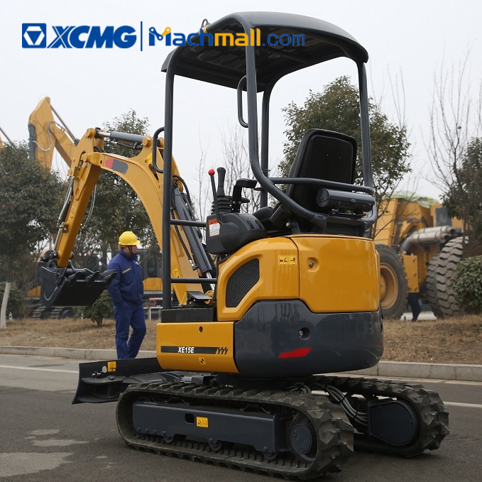 XCMG official 1.5 ton mini household excavator XE15E for sale