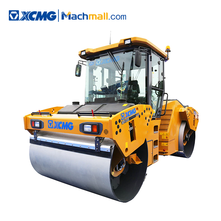 13 ton XCMG double drum vibratory road roller XD133S for sale