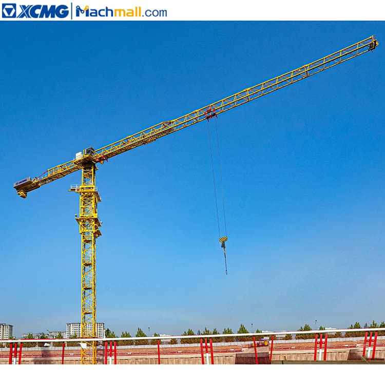 XCMG 25 ton flat top tower crane XGT600-25S with 80m jib length tower crane for sale