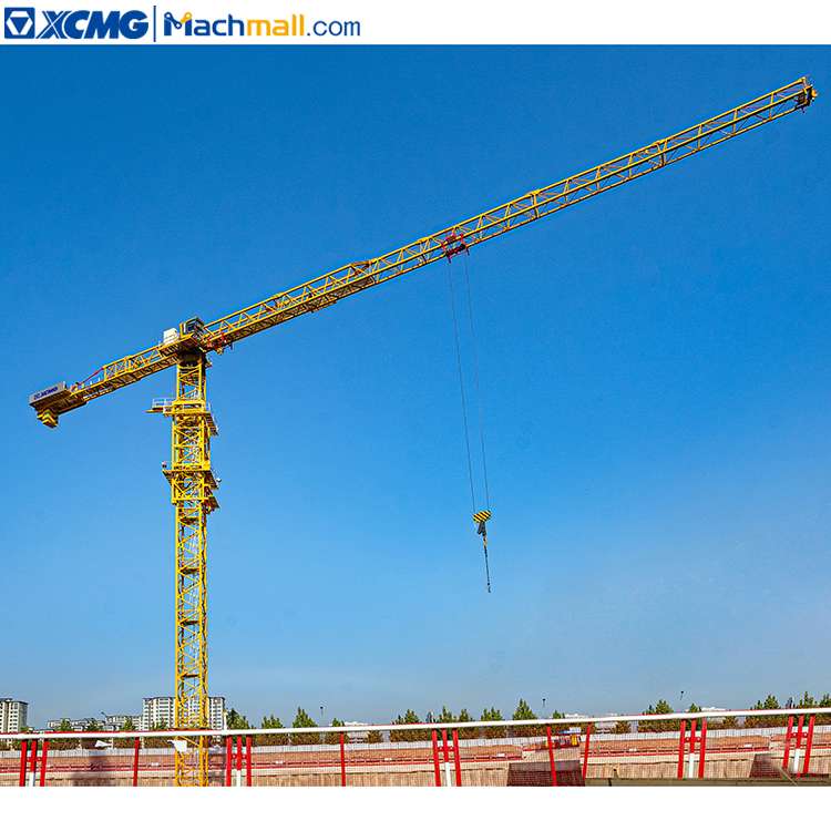 XCMG 25 ton flat top tower crane XGT600-25S with 80m jib length tower crane for sale