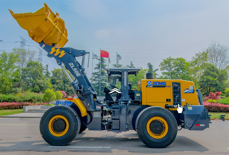 XCMG Loaders ZL50E 5 Ton Underground Wheel Loader with 2.5m3 Bucket
