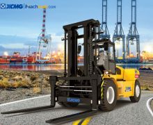 XCMG official new 15 ton forklift with 3-5m mast height for port warehouse price