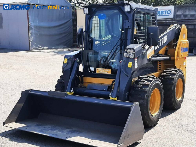 XCMG skid steer wheel loader 1 ton XC770K price