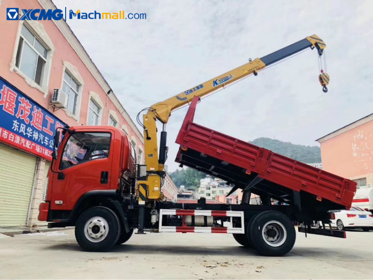 XCMG 5 ton small hydraulic arm crane for truck price