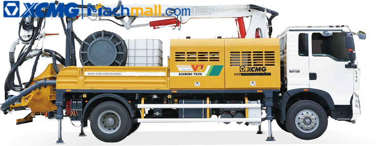 Cement spraying truck XCMG HPS30V 30 cubic meters for sale