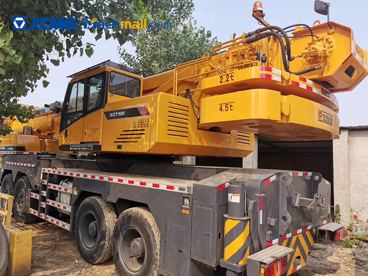 XCMG 100 ton XCT100 cheap mobile truck crane machines on sale