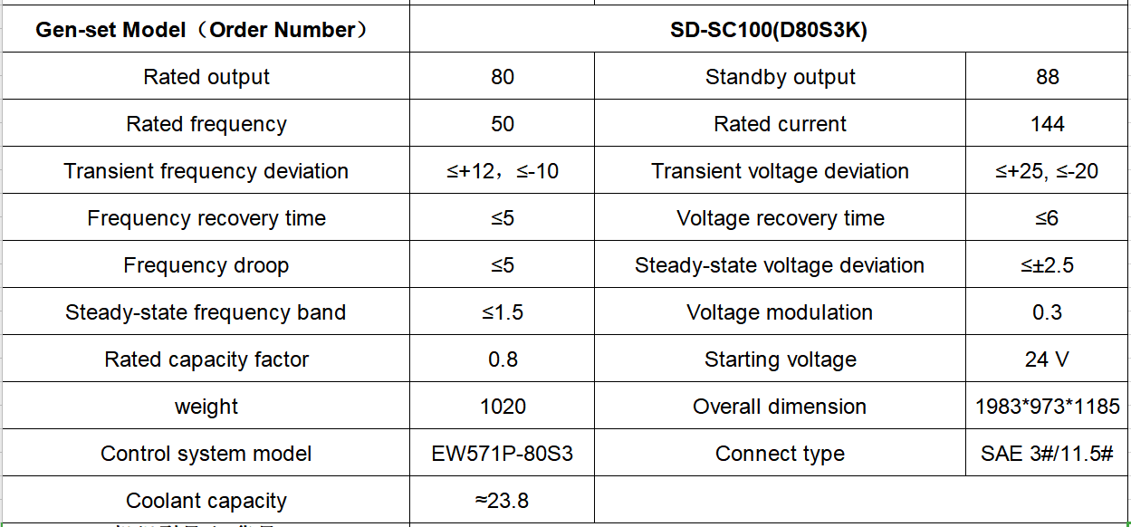 XCMG Official XCMG-SD-C DIESEL ENGINE GENERATOR for sale