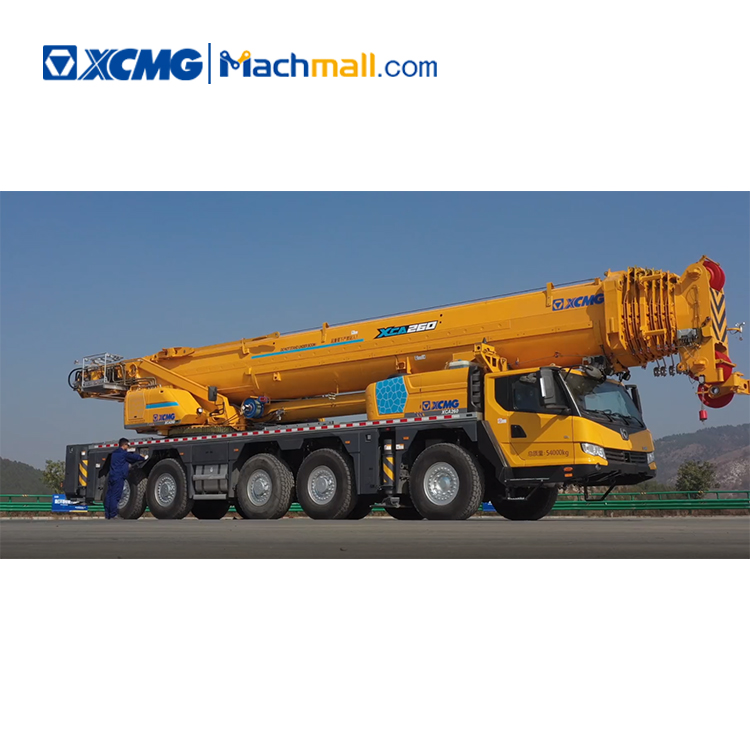 XCMG official 260 ton new mobile all terrain Crane XCA260 price