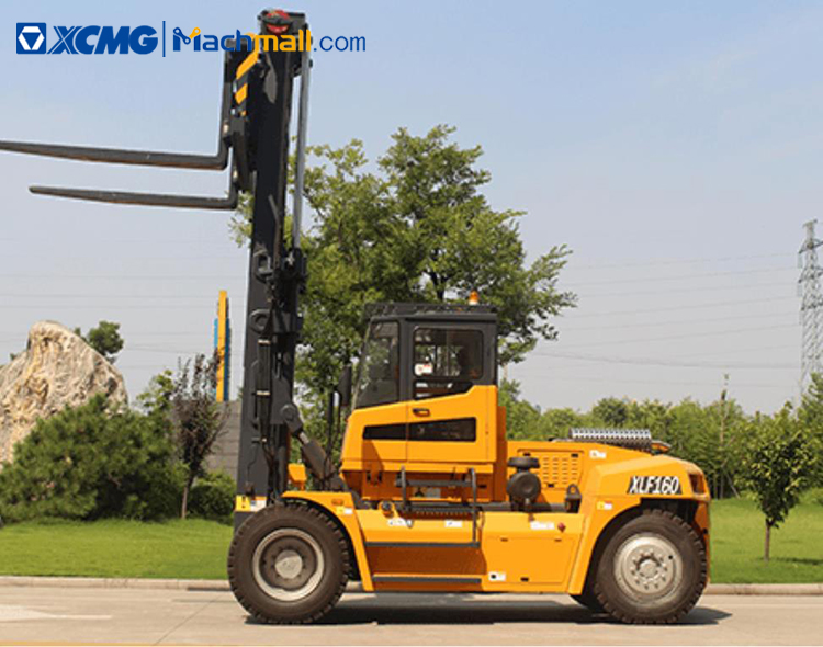 XCMG XLF160 16 ton capacity diesel counterbalance forklift 5m lift height price