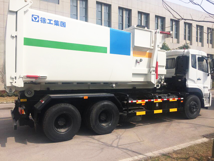 XCMG Official 20 Ton Roll On Roll Off Garbage Container Truck With Howo Chassis