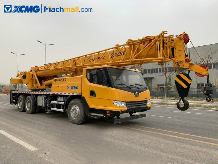 XCMG manufacturer 25 ton small mobile truck crane QY25K5C price