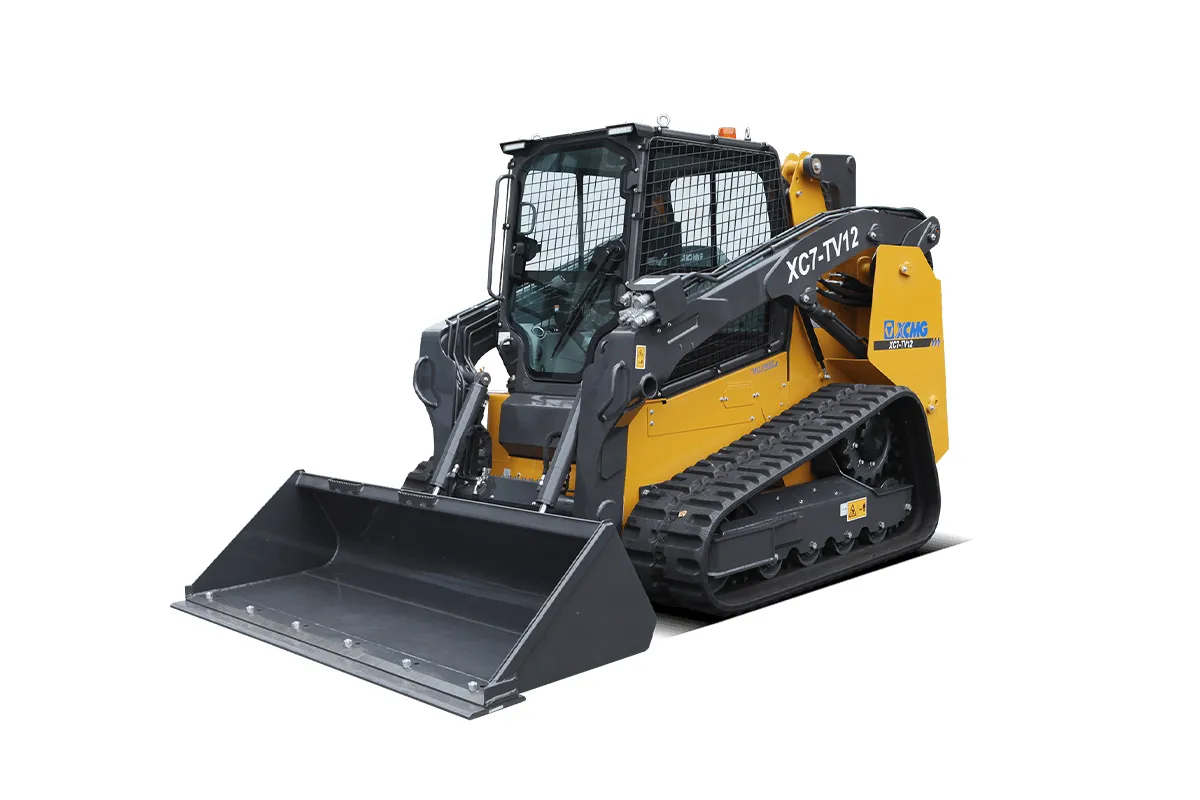 XCMG Official Xc7-TV12 Skid Steer Track Loader 1.36 Ton Small Skid Steer Loader for Sale