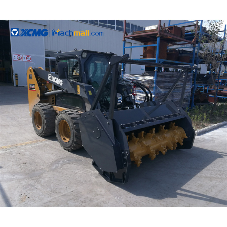 XCMG 1ton Mini Skid Loader with Mulcher Attachment for sale