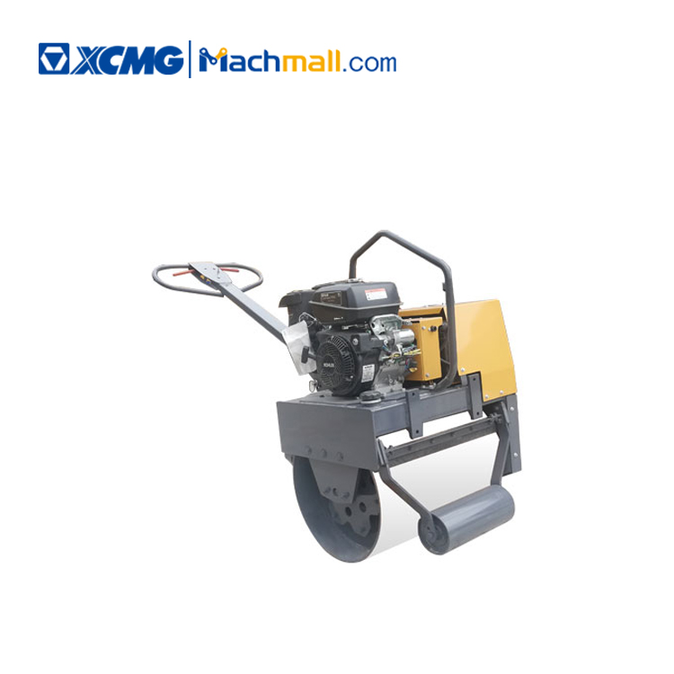 1 ton XCMG small walking hand single drum roll road roller XMR053 price