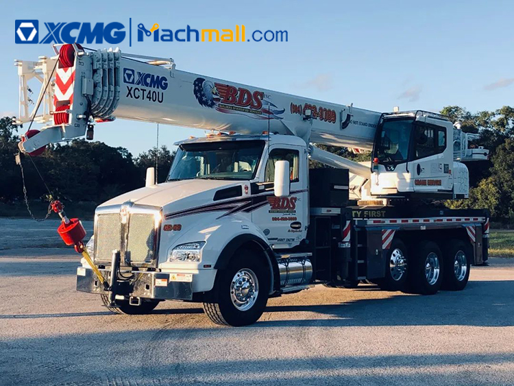 XCMG 40t truck crane XCT40U with US DOT certification price