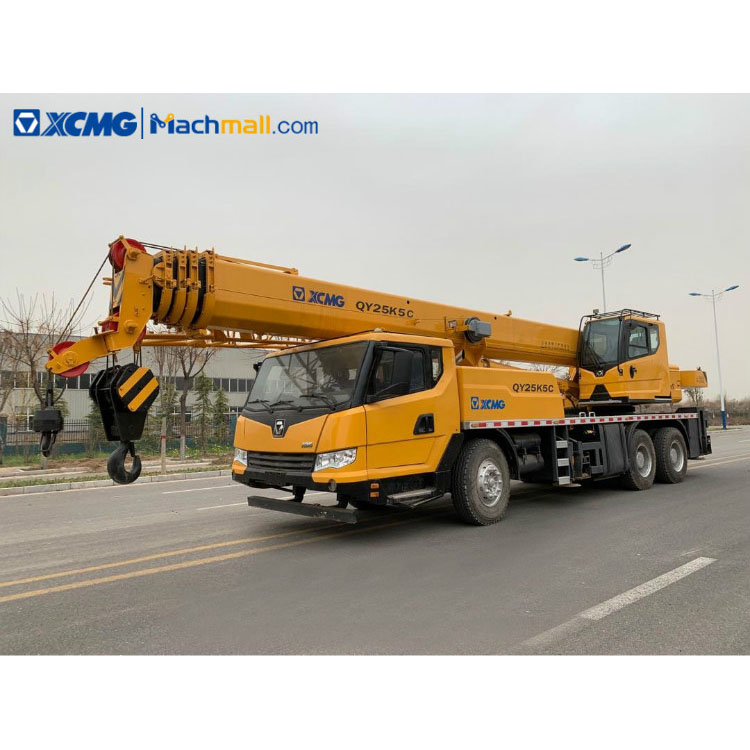 XCMG manufacturer 25 ton small mobile truck crane QY25K5C price