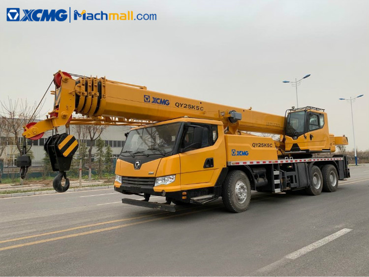 XCMG manufacturer 25 ton small mobile truck crane QY25K5C price