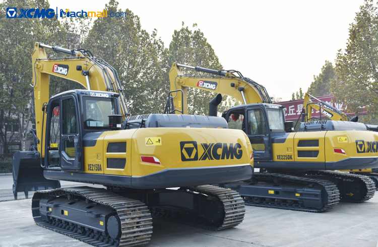 XCMG 22 ton hydraulic excavator machine with excavator accessories price