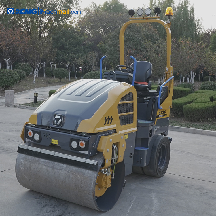 XCMG 2 ton mini vibratory asphalt roller compacter with CE for sale