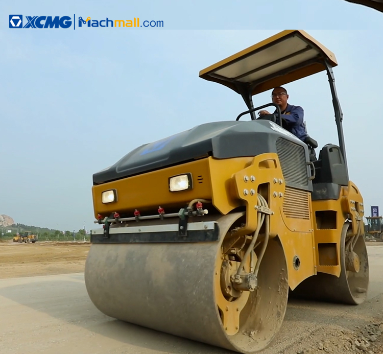 XCMG 3 ton light vibratory road roller compactor equipment for North America price