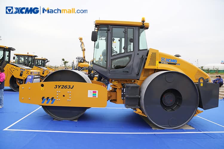 XCMG official 26 ton static three drum road roller 3Y263J price