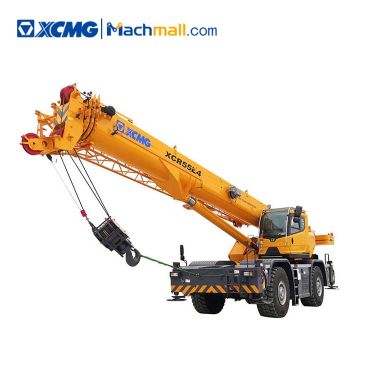 XCMG Brand Mobile Crane XCR55L5_E 50t Rough Terrain Crane With Imported Engine