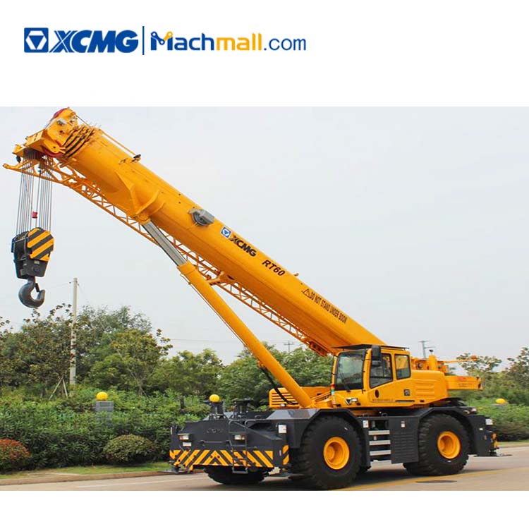 XCMG Brand Lifiing Machinery XCR60L5_U 60 ton Rough Terrain Mobile Crane With CE Price