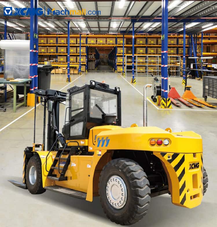 XCMG official new 15 ton forklift with 3-5m mast height for port warehouse price