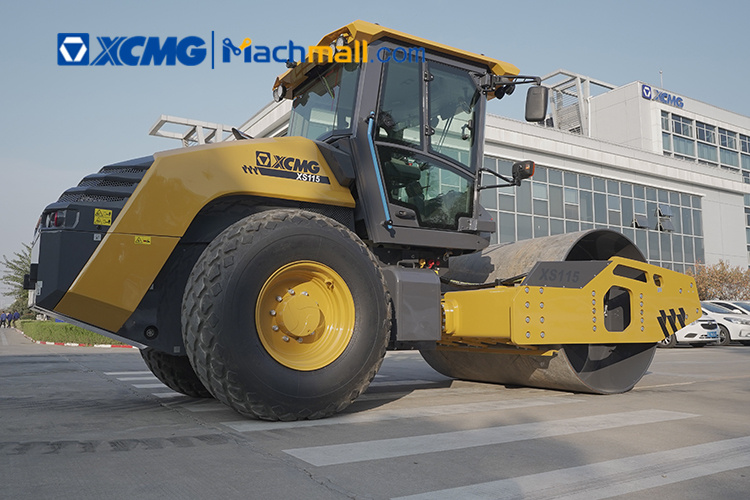 XCMG official 10 ton road roller XS115 with CE price