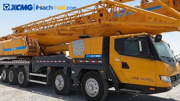 XCMG crane 100 ton XCT100 truck crane for sale