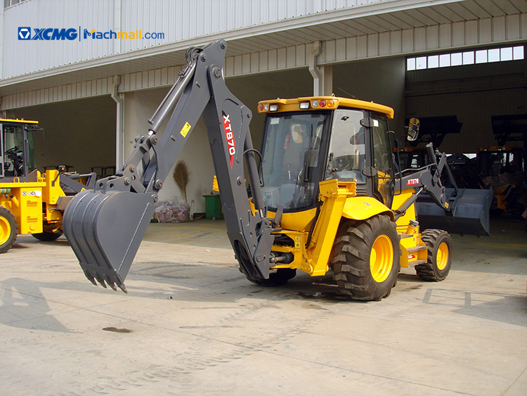 China 4 Wheel Drive Backhoe Loader Digger XT870 specs