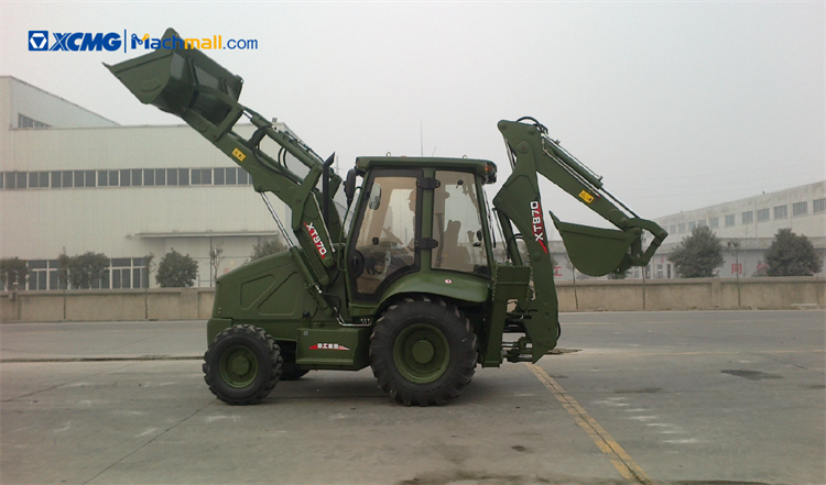 China 4 Wheel Drive Backhoe Loader Digger XT870 specs