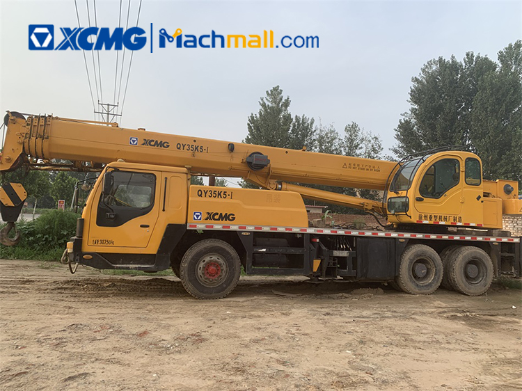 35 ton 5 jib XCMG construction crane QY35K5-I for sale