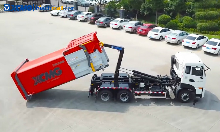 XCMG 12 cubic metre XZJ5160ZXXD5 hook lift garbage truck for sale