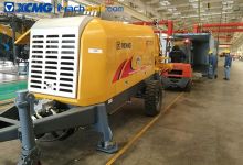 XCMG Official HBT6013K Trailer-mounted Concrete Pump for sale