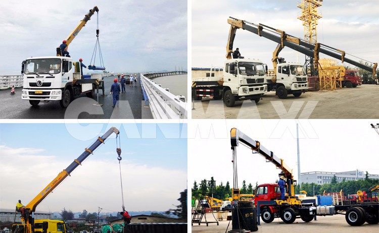 XCMG Factory 8 T Hydraulic Truck Mounted Pickup Crane SQ8SK3Q with Sinotruk Chassis for Sale