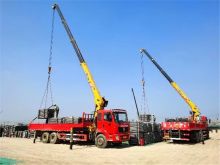 XCMG 8 Ton New Small Telescopic Boom Truck Mounted Crane SQ8SK3Q Crane Mounted Truck Price