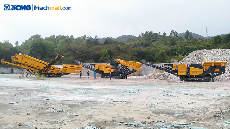 XCMG pe 760*1000 small jaw crusher mobile stone crusher line XPE0810 price