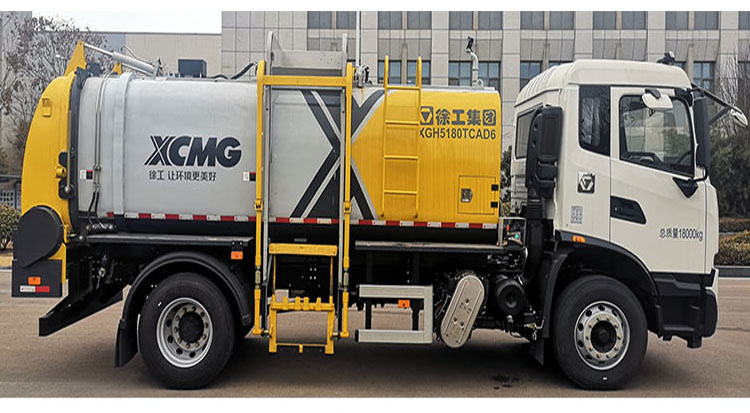 XCMG 10 cbm Kitchen Waste Collection Truck For Sale