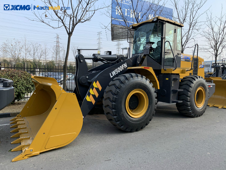 XCMG front wheel loader 5 ton LW500FN for construction price