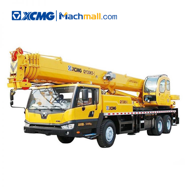 30 ton 5 jib XCMG mobile truck crane QY30K5-I price