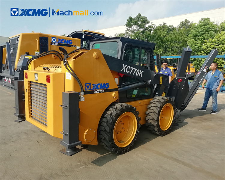 Chinese Wheel Crawler Skid Steer Loader with Tree Spade Attachments price