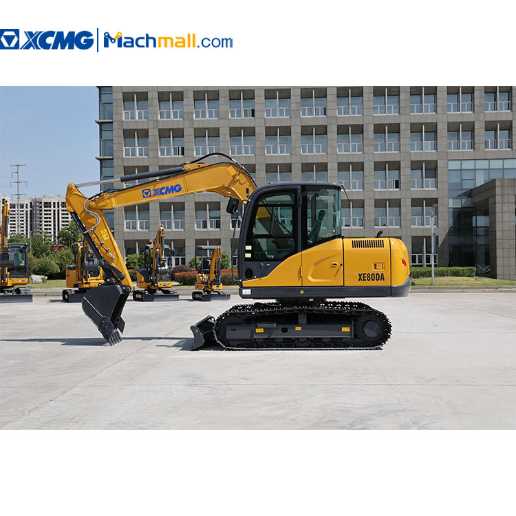 XCMG official excavator 8T Hydraulic Crawler Excavator XE80DA with good price