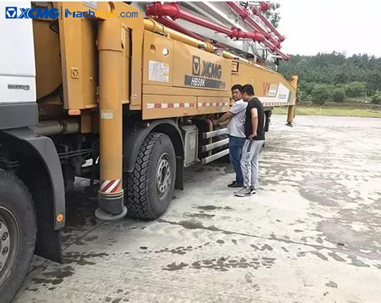 XCMG 58m HB58K new truck mounted pump concrete for sale