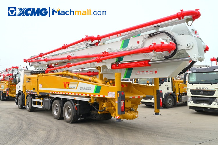 XCMG schwing concrete pumps HB62V with Scania Chassis price