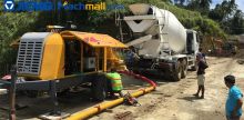 XCMG Official HBT6013K Trailer-mounted Concrete Pump for sale