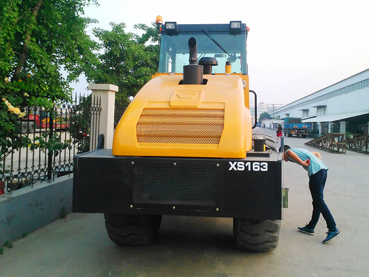 XCMG XS163 16ton single drum road roller for sale