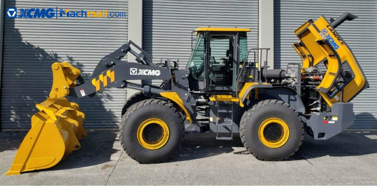 XCMG diesel loader 5 ton with Cummins engine for USA price