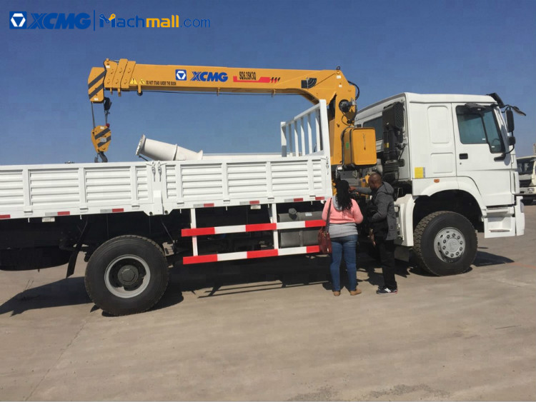 XCMG 5 ton small hydraulic arm crane for truck price